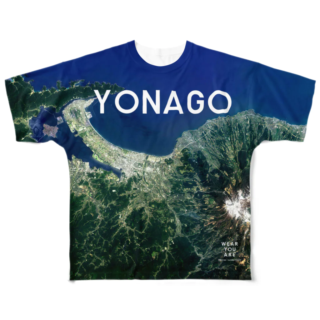 WEAR YOU AREの鳥取県 米子市 Tシャツ 両面 All-Over Print T-Shirt