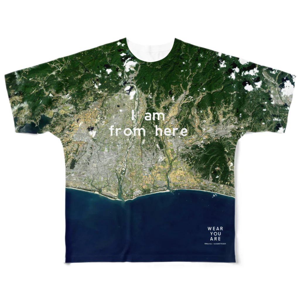 WEAR YOU AREの静岡県 磐田市 Tシャツ 両面 All-Over Print T-Shirt