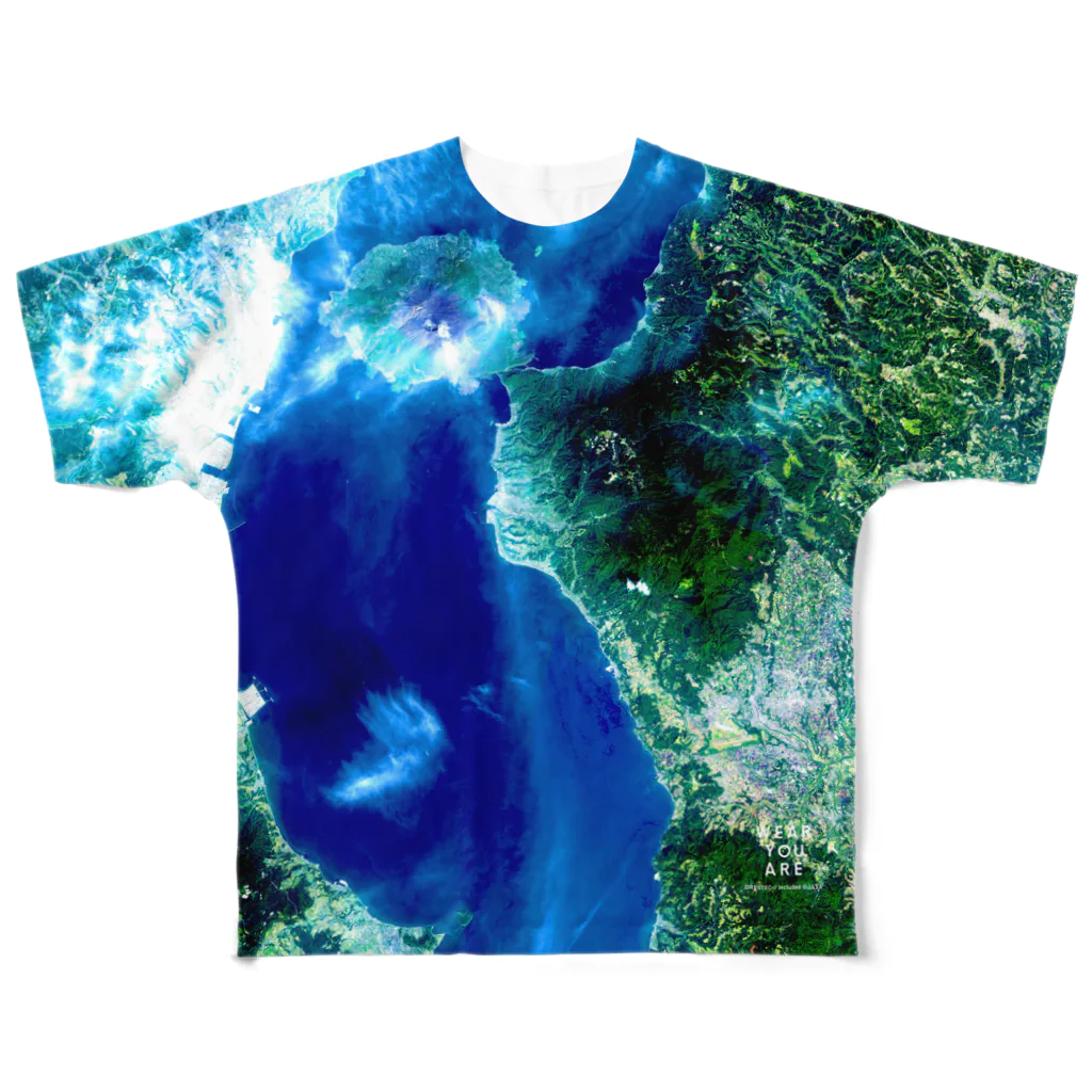 WEAR YOU AREの鹿児島県 垂水市 Tシャツ 両面 フルグラフィックTシャツ