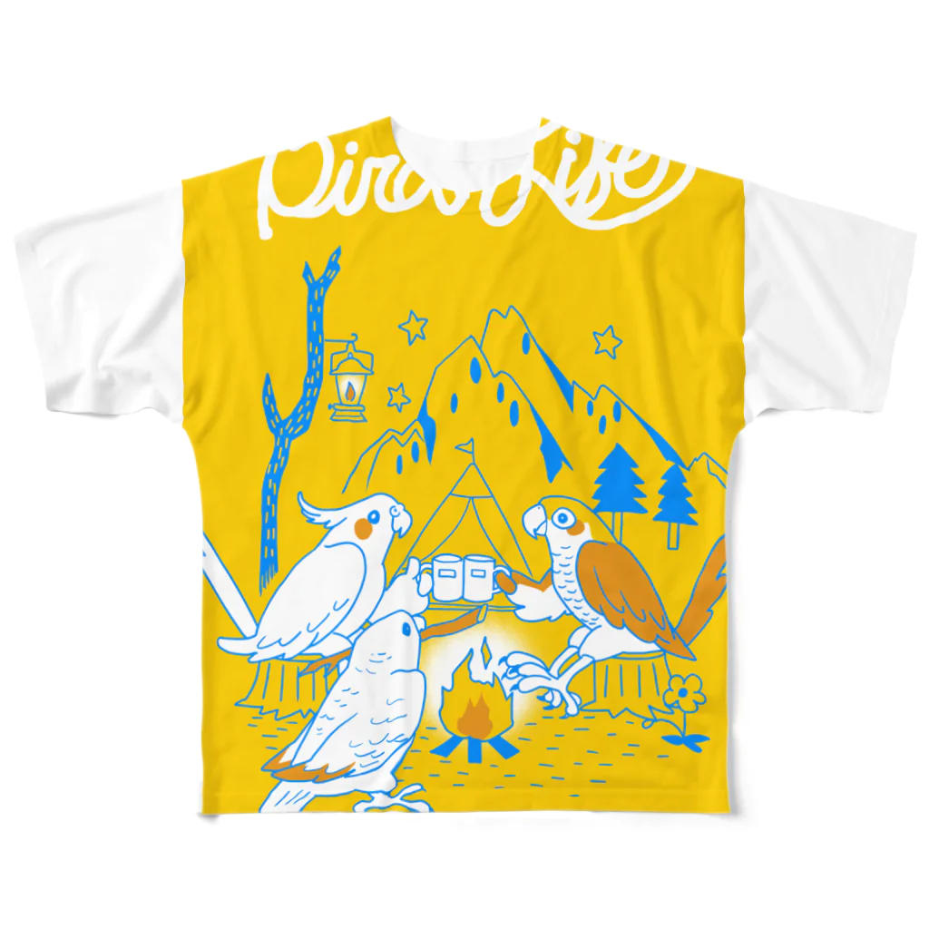 葉月京のバードライフ/キャンプ All-Over Print T-Shirt