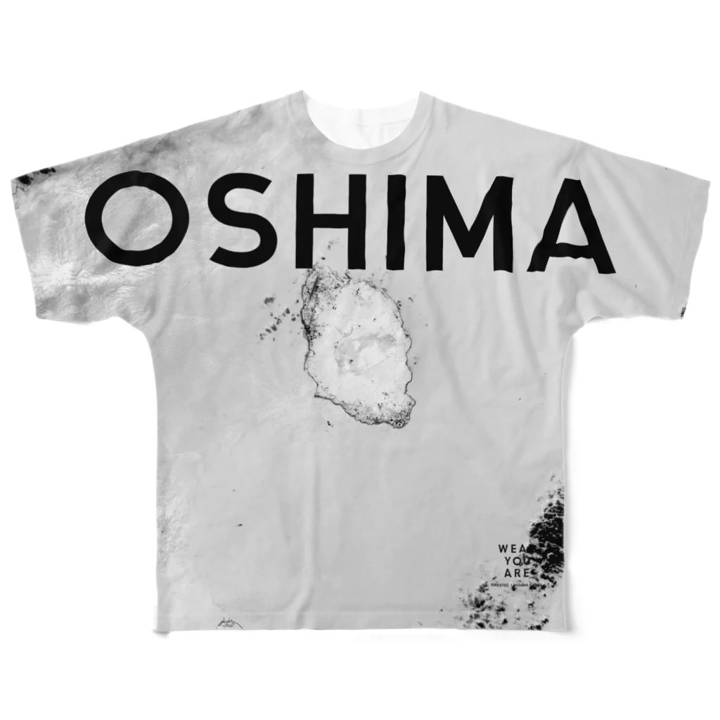 WEAR YOU AREの東京都 大島町 Tシャツ 両面 フルグラフィックTシャツ