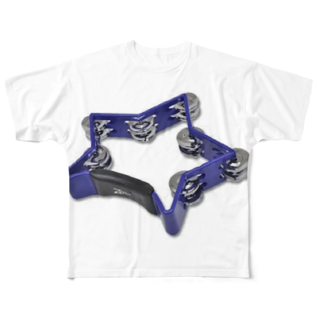 startambourineの星形タンバリン All-Over Print T-Shirt