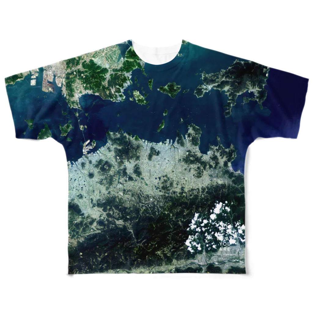 WEAR YOU AREの香川県 高松市 Tシャツ 両面 All-Over Print T-Shirt