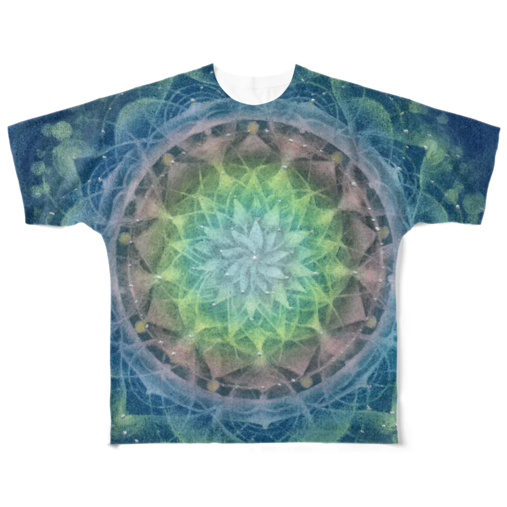 Mandala Mariの月神様 All-Over Print T-Shirt