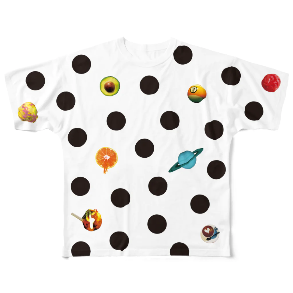 フルスキャ。のドットの宇宙 All-Over Print T-Shirt