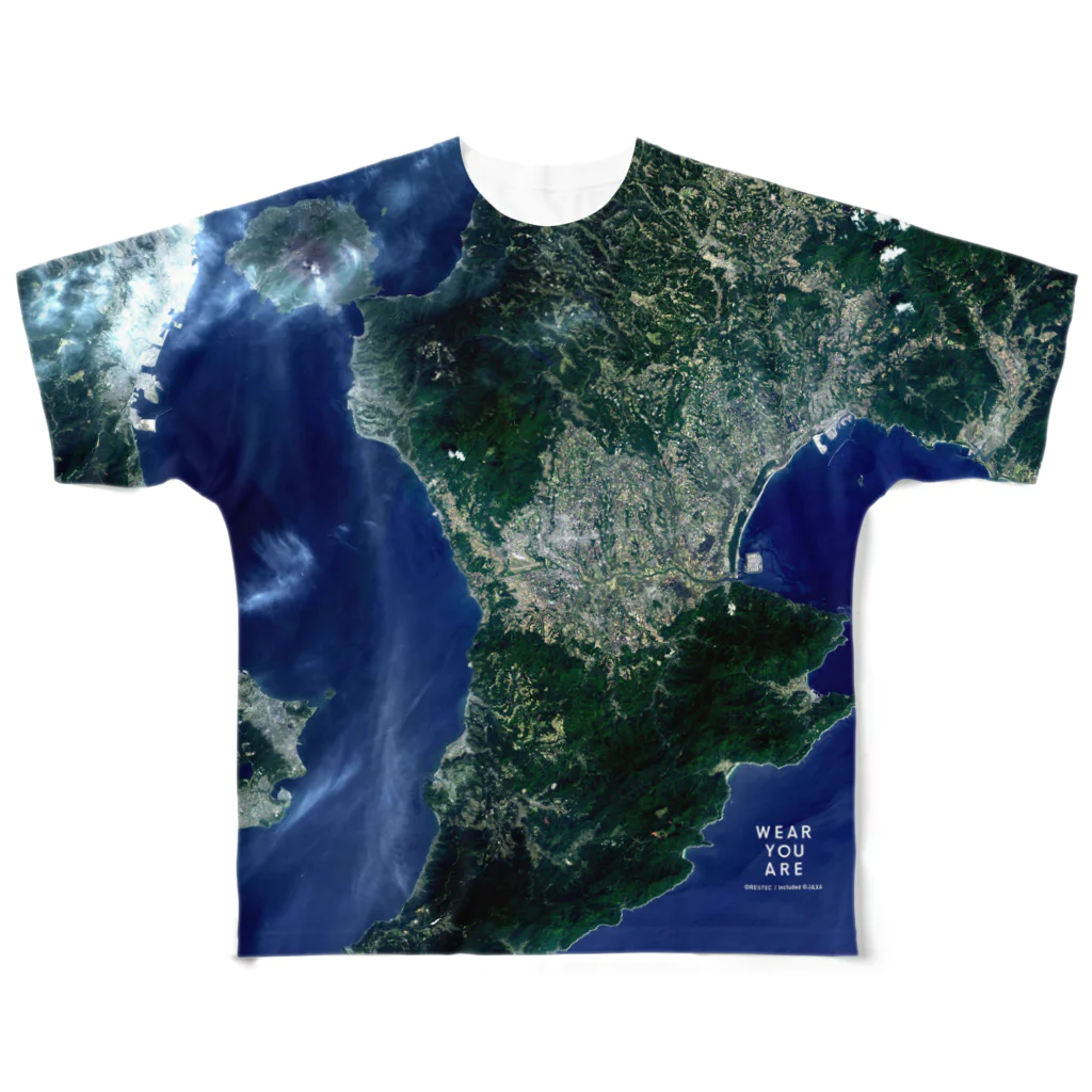 WEAR YOU AREの鹿児島県 鹿屋市 Tシャツ 両面 All-Over Print T-Shirt