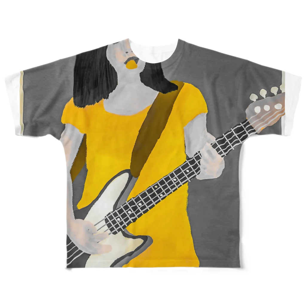 Logic RockStar の伝説のロッカー　 All-Over Print T-Shirt