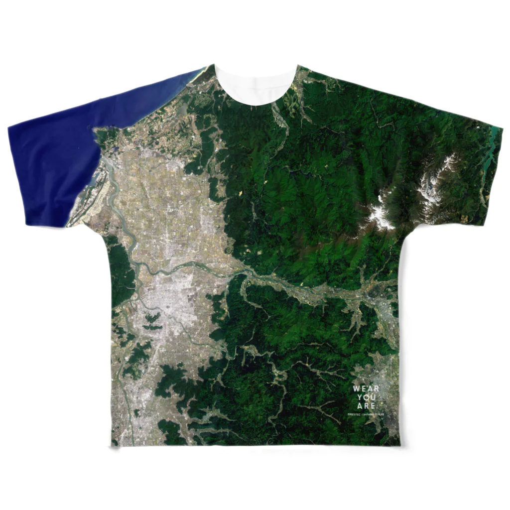 WEAR YOU AREの福井県 坂井市 Tシャツ 両面 All-Over Print T-Shirt