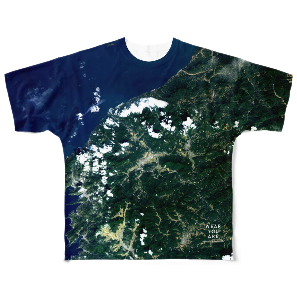 WEAR YOU AREの愛媛県 大洲市 Tシャツ 両面 All-Over Print T-Shirt