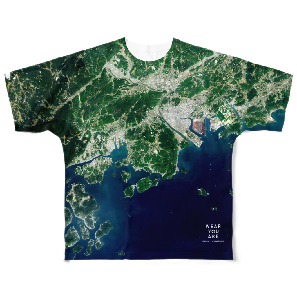 WEAR YOU AREの広島県 福山市 Tシャツ 両面 Tシャツ 両面 フルグラフィックTシャツ