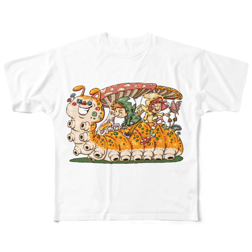 118designのいもむしゴーゴー！ All-Over Print T-Shirt