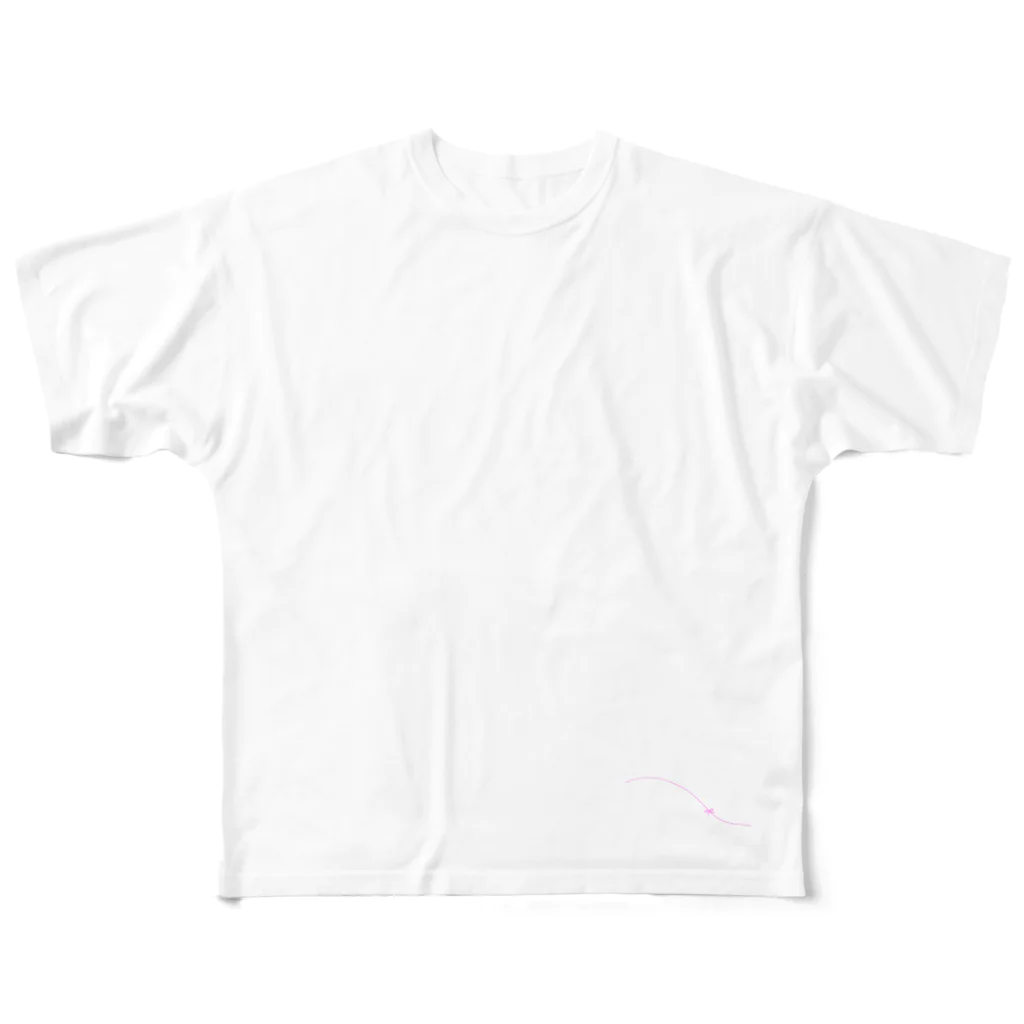 TJ558galleryの愛ですTシャツ All-Over Print T-Shirt