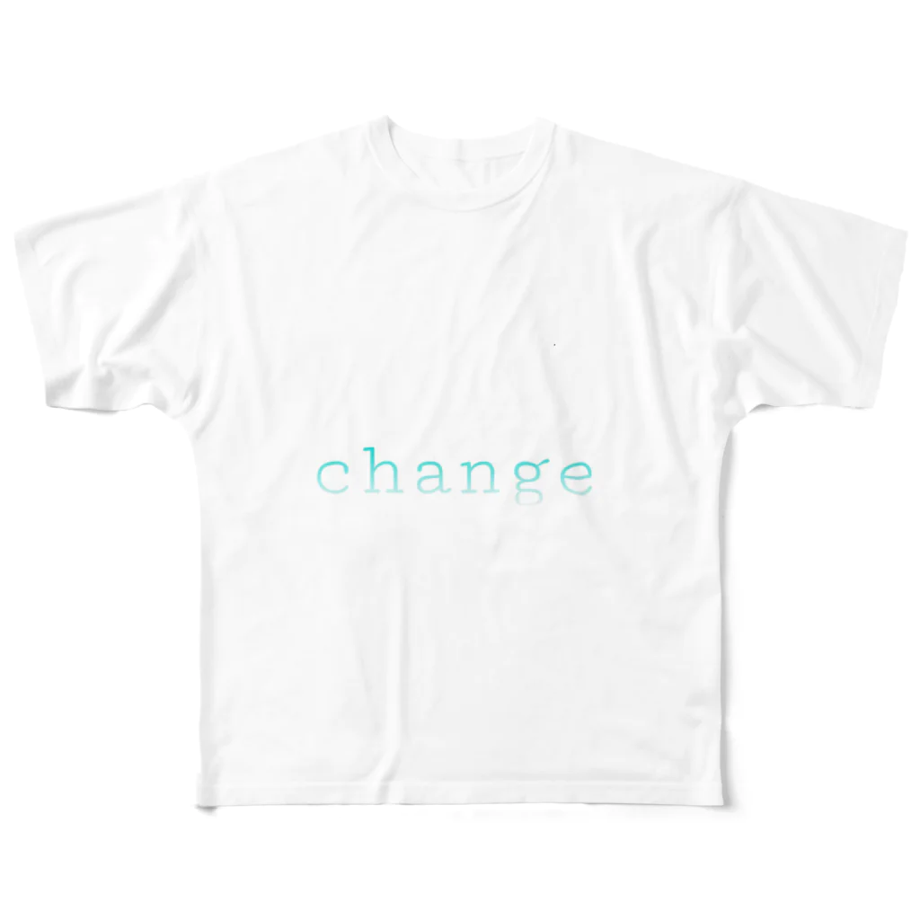 あおあおのchange All-Over Print T-Shirt