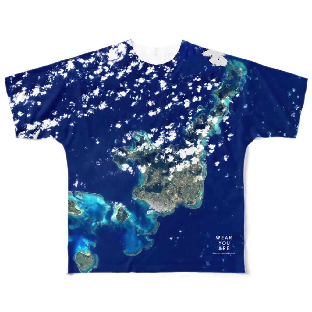 WEAR YOU AREの沖縄県 石垣市 Tシャツ 両面 All-Over Print T-Shirt