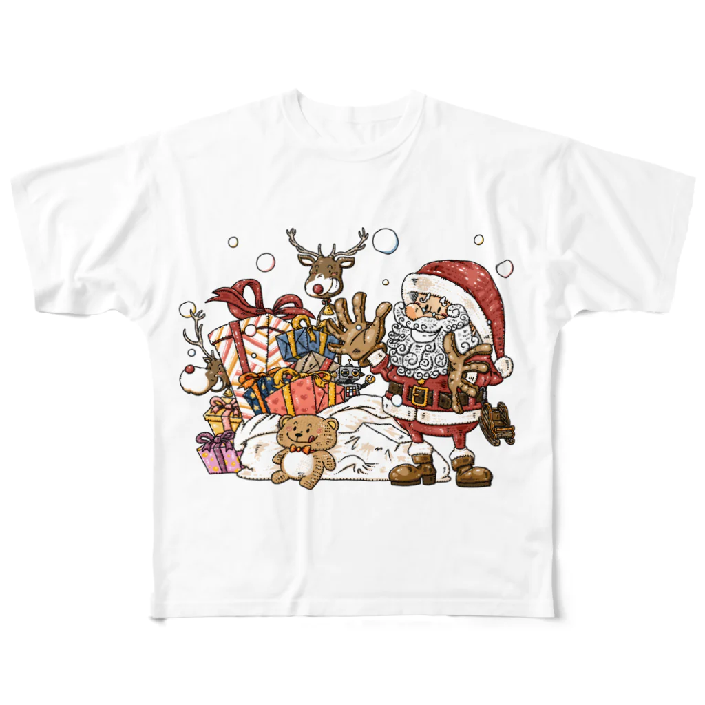 118designのMerry Christmas! フルグラフィックTシャツ