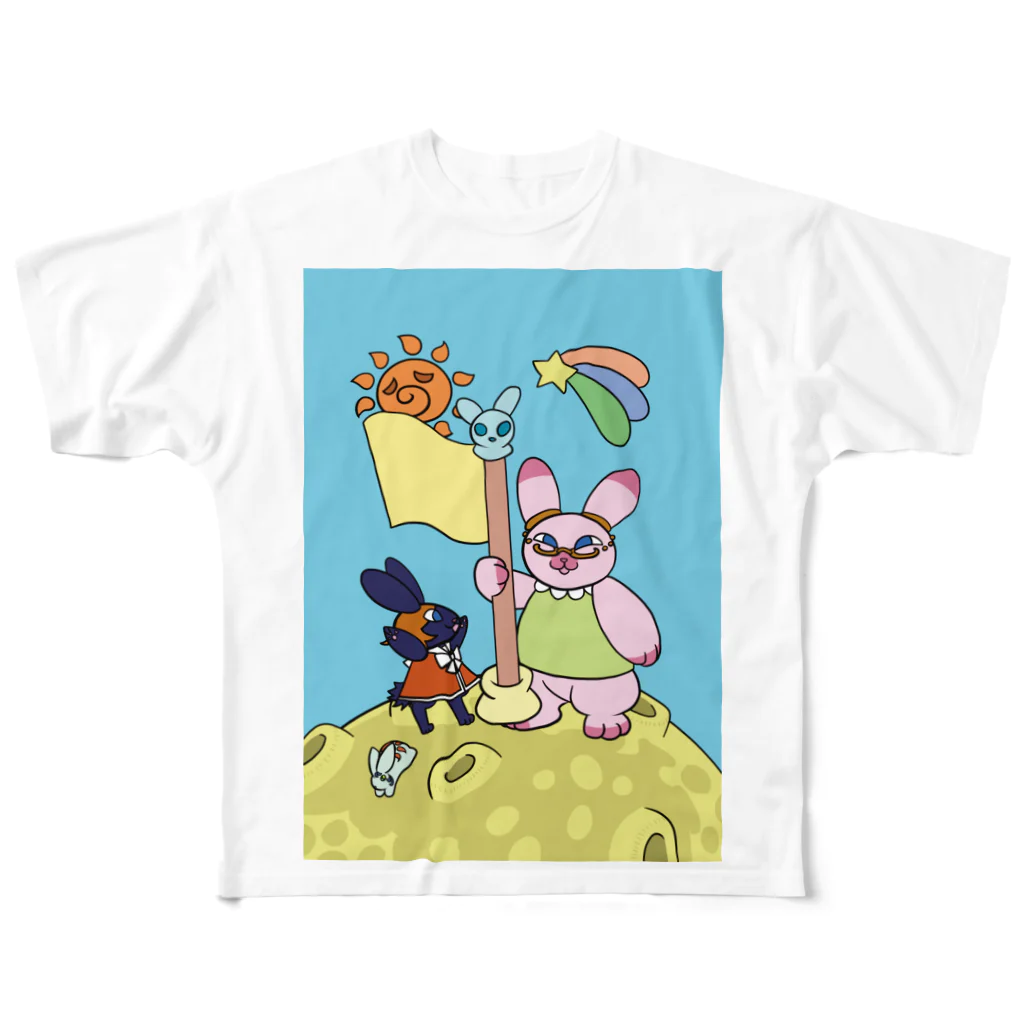Animaru639のThe Land of Cats-003 All-Over Print T-Shirt