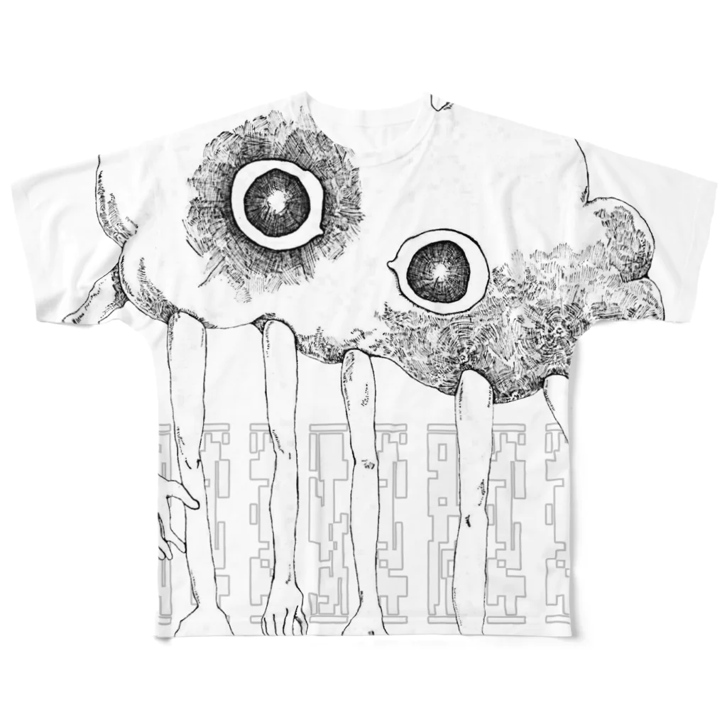 reruremiの浮遊する腕 All-Over Print T-Shirt