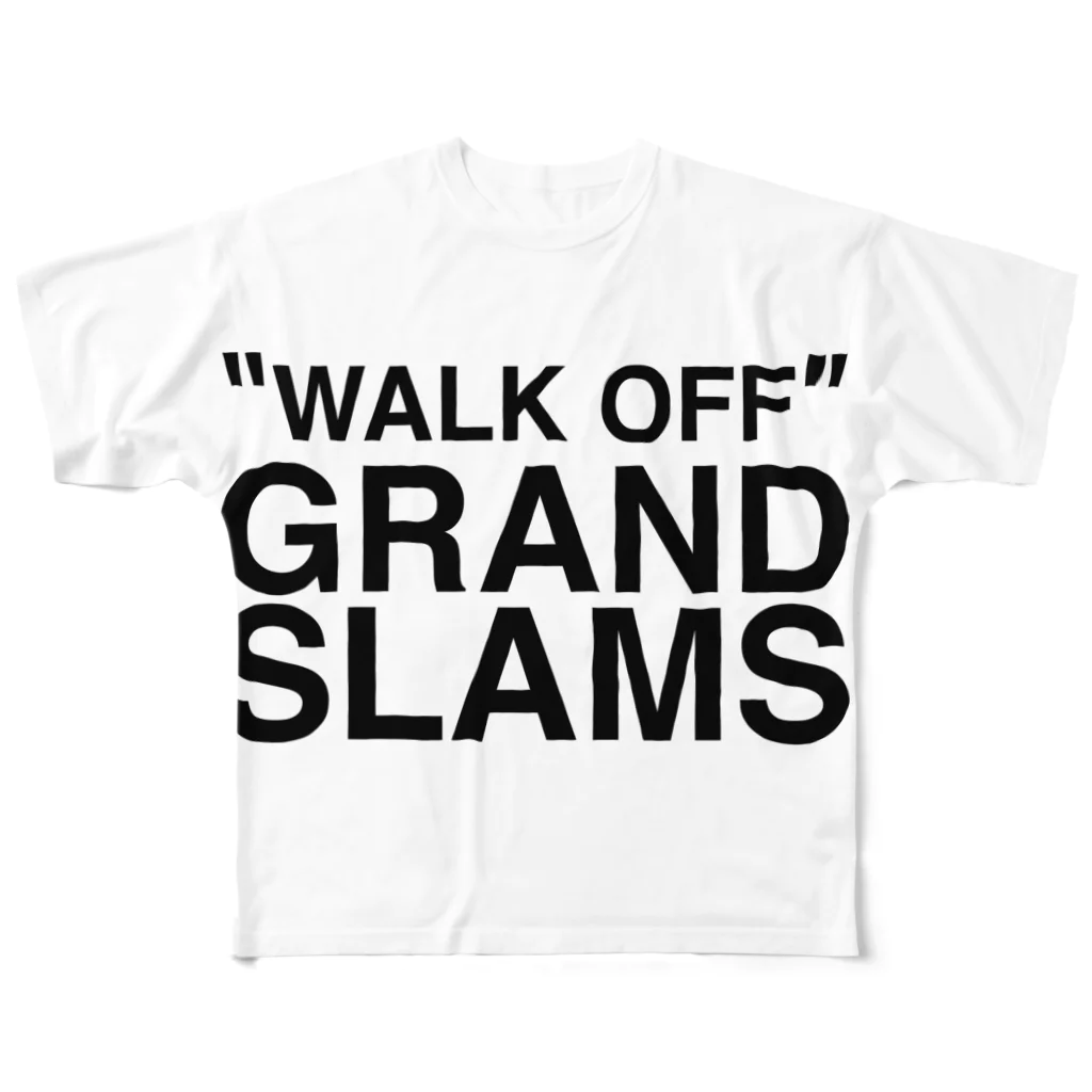 「GRAPHOLIC」のWALK OFF GRAND SLAMS -blk- フルグラフィックTシャツ