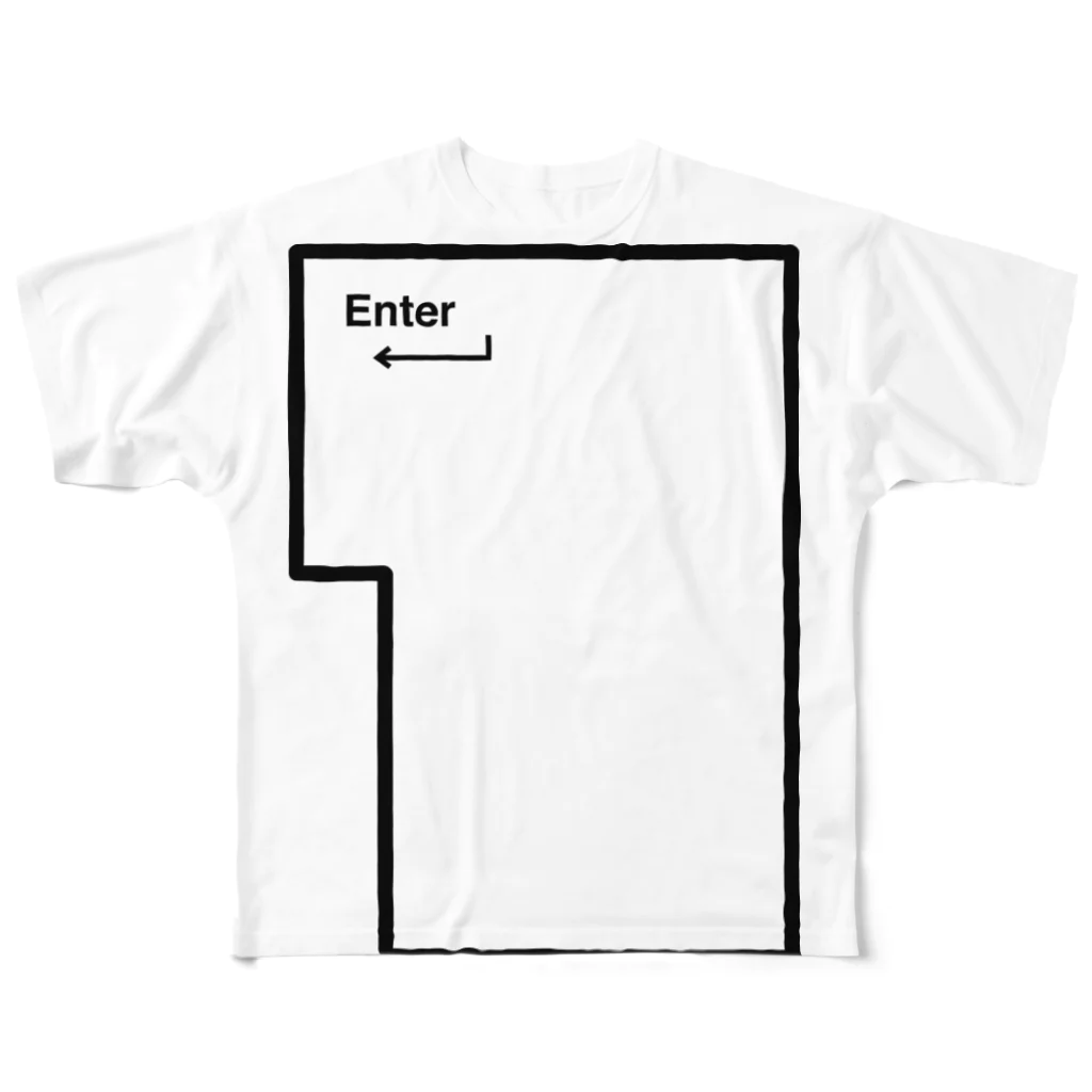 谷口清のエンターキー All-Over Print T-Shirt