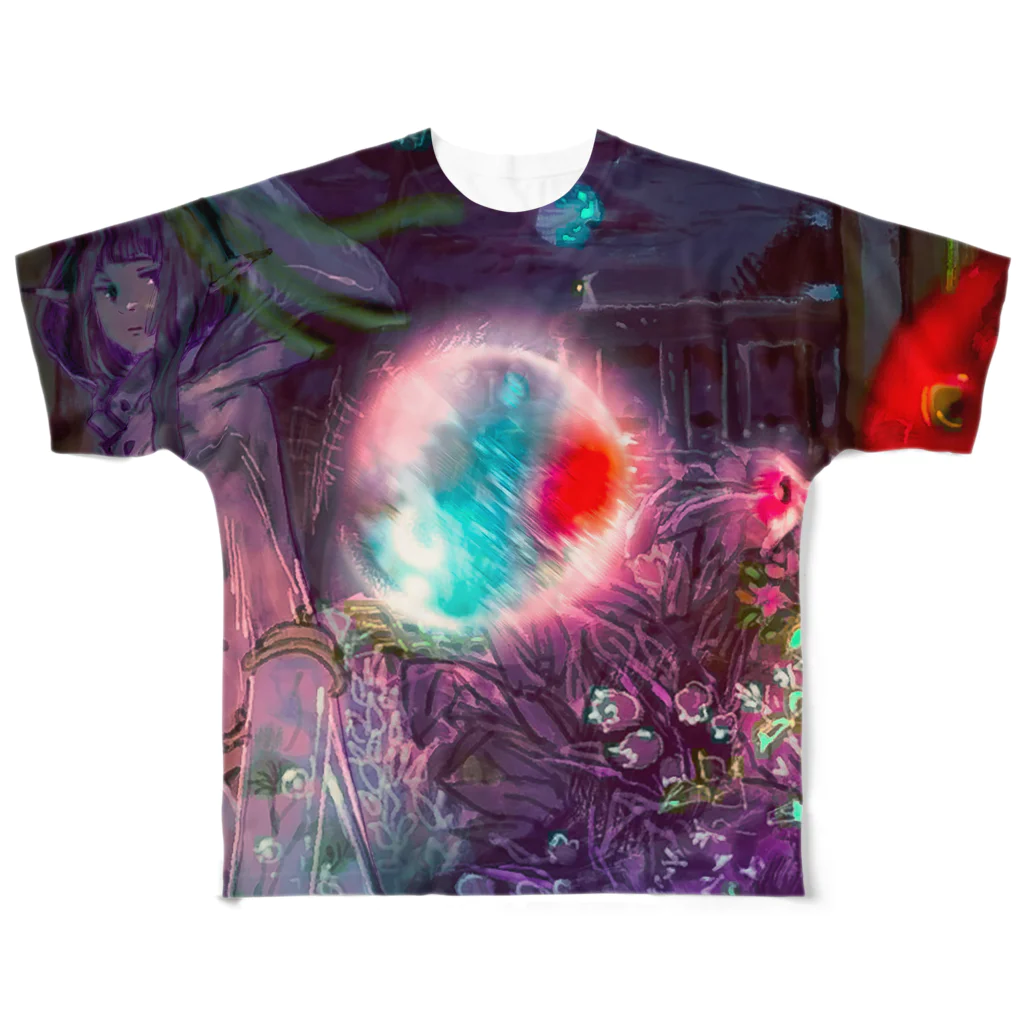 凪冬の深夜 All-Over Print T-Shirt