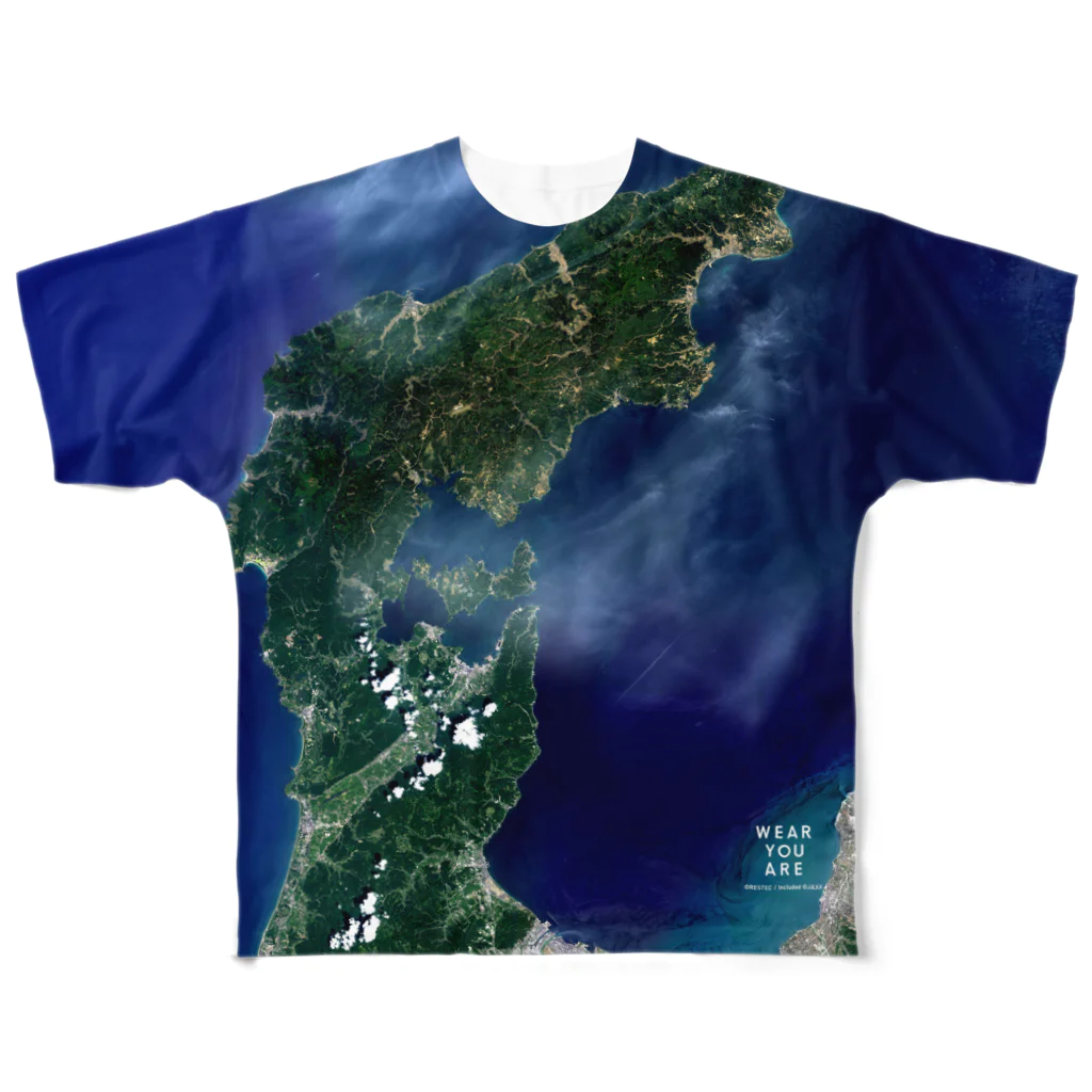 WEAR YOU AREの石川県 七尾市 Tシャツ 両面 All-Over Print T-Shirt