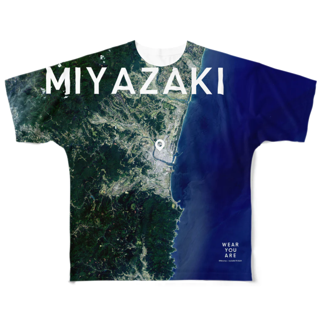 WEAR YOU AREの宮崎県 宮崎市 Tシャツ 両面 All-Over Print T-Shirt