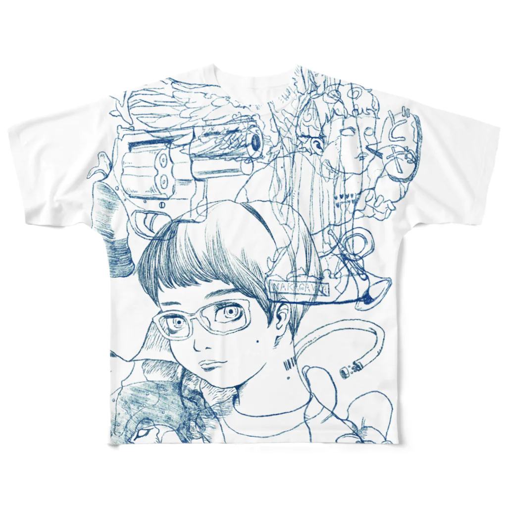 yousukeのNakagawa-MK5 All-Over Print T-Shirt