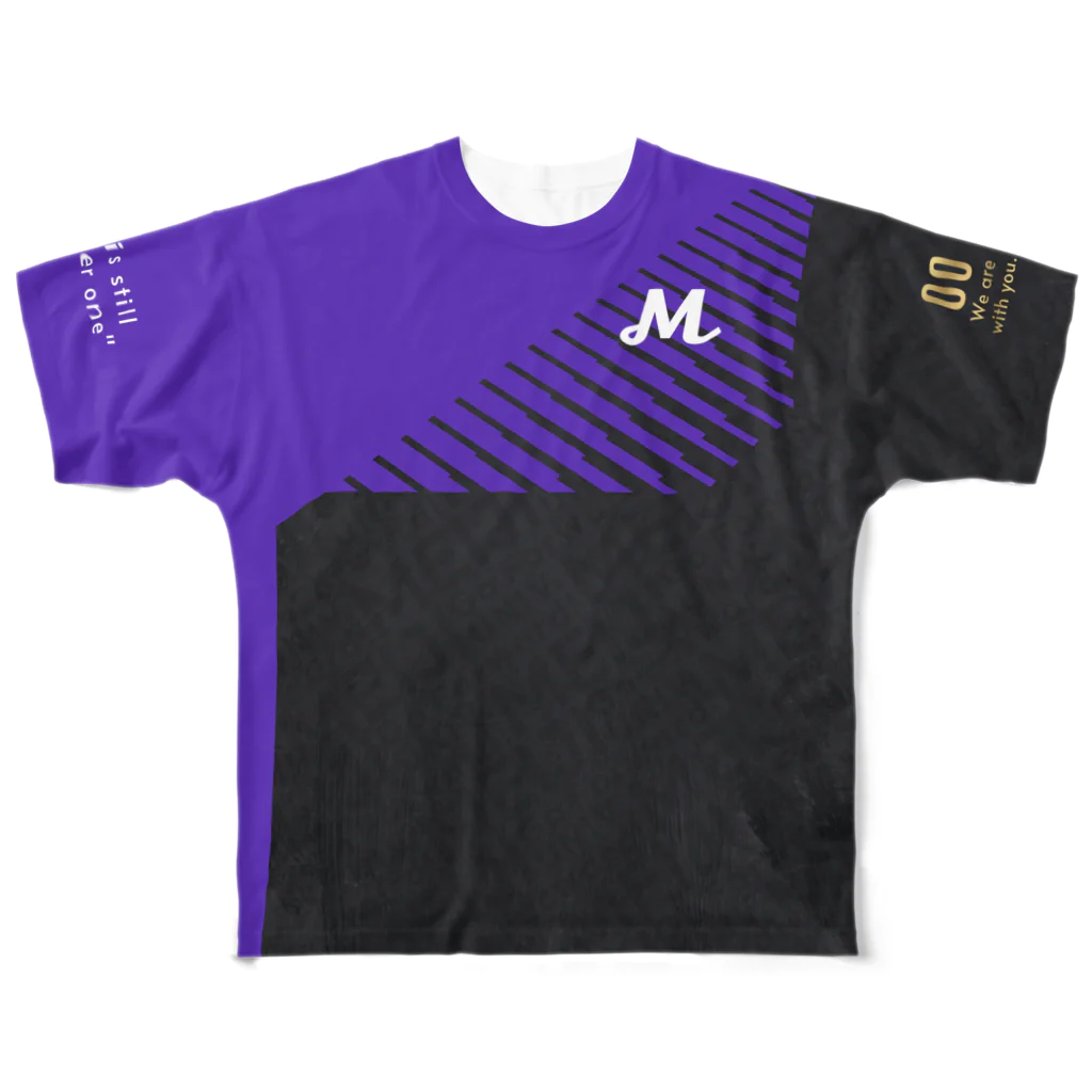 unyounyounyoのめーじばりぼー部応援シャツ【Mサイズ用】 All-Over Print T-Shirt