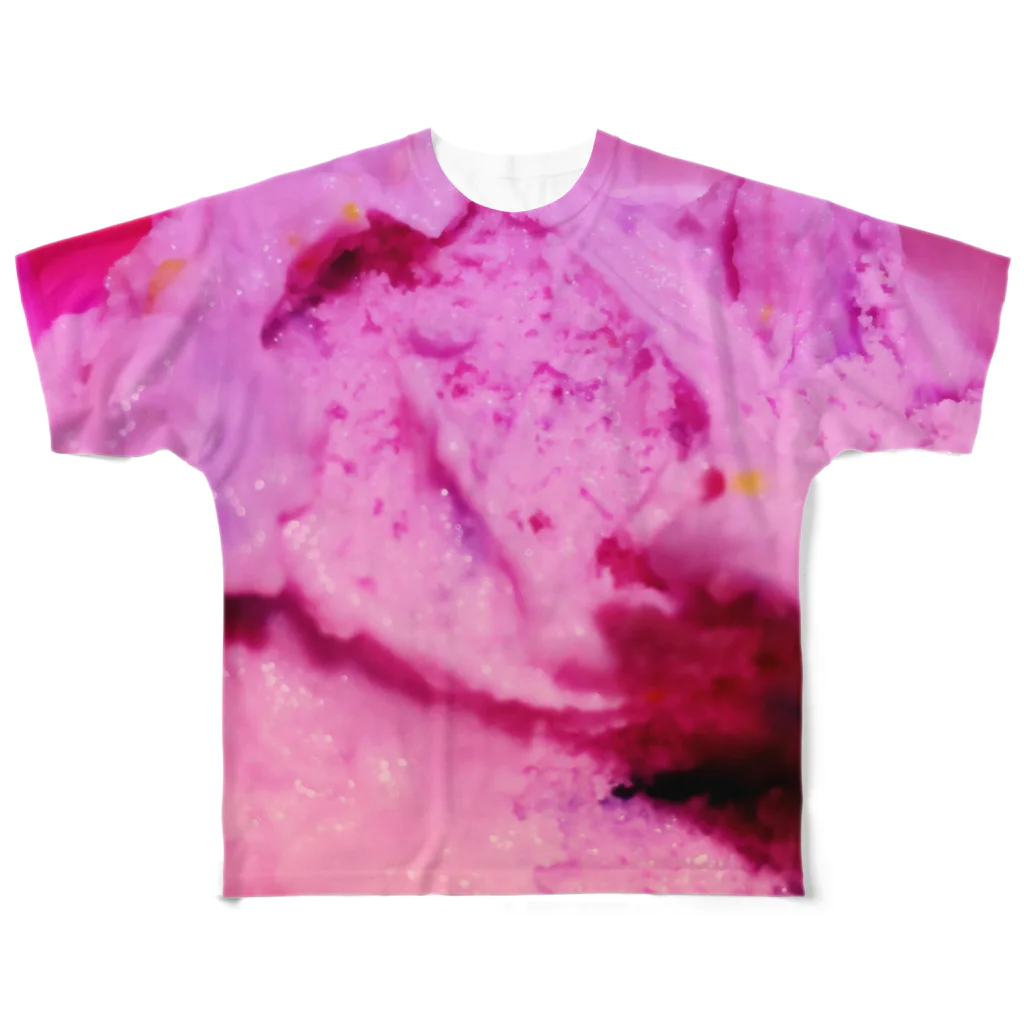 poppincandy__sSのmelty icecream フルグラフィックTシャツ