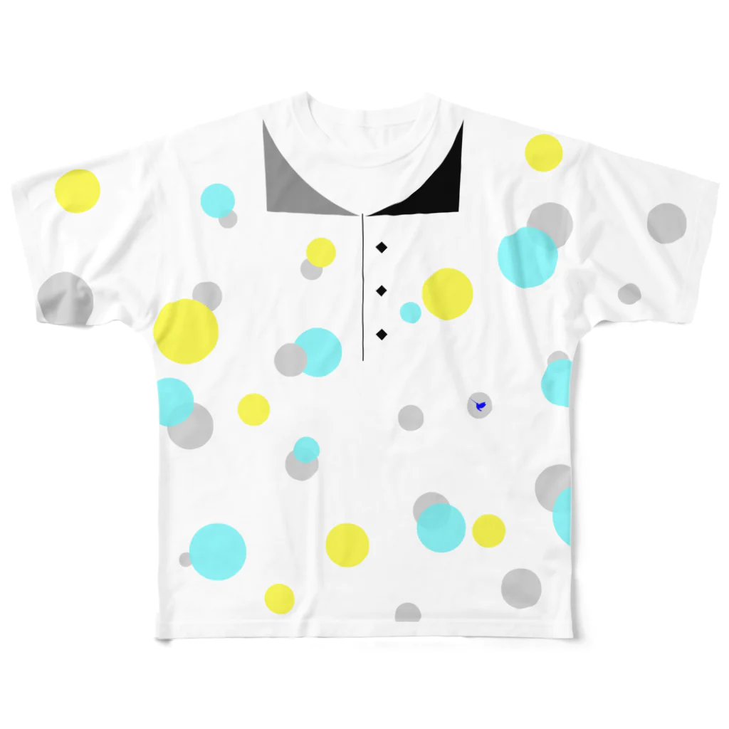 アオイハチドリプロジェクトのアオイハチドリプロジェクト13 All-Over Print T-Shirt