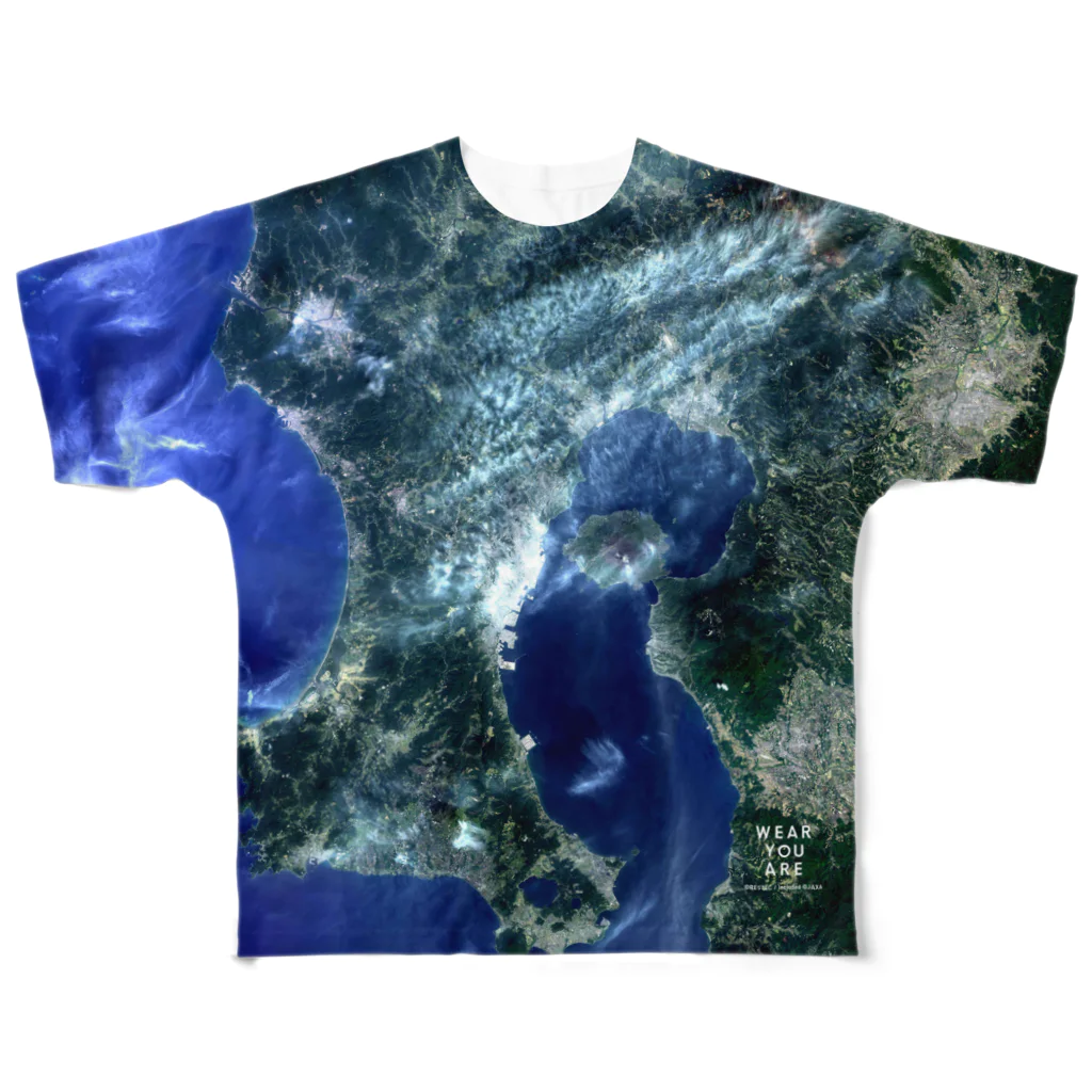 WEAR YOU AREの鹿児島県 鹿児島市 Tシャツ 両面 All-Over Print T-Shirt