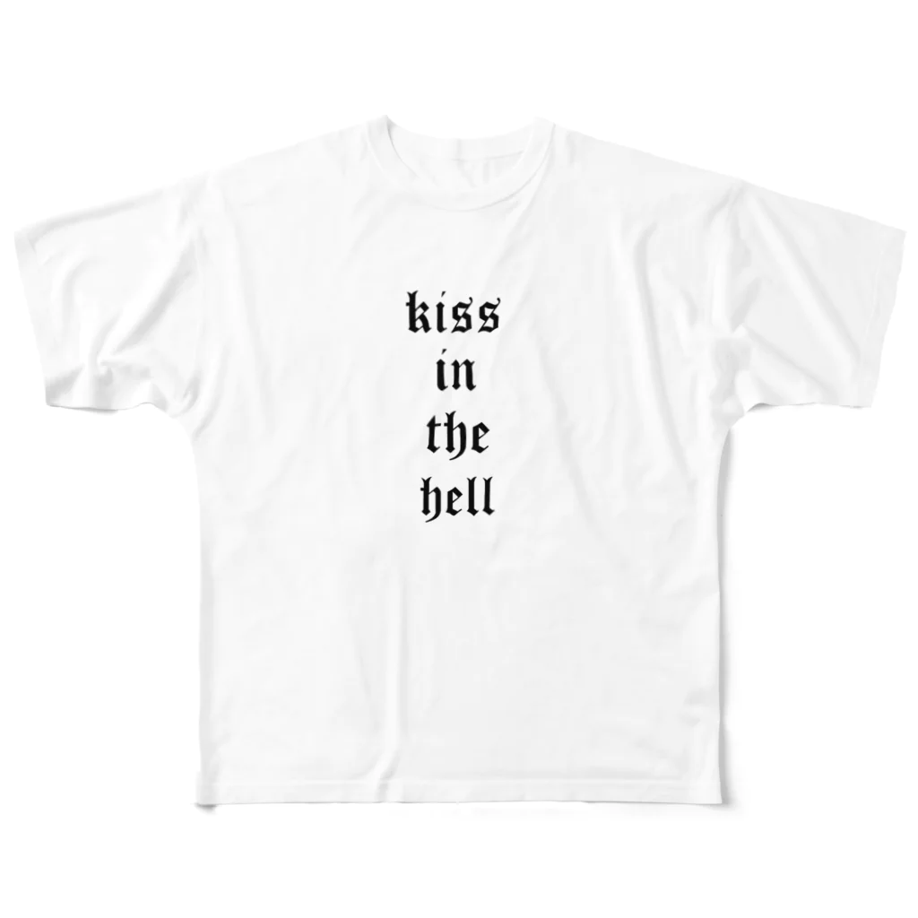 NM商会の地獄でKISS All-Over Print T-Shirt