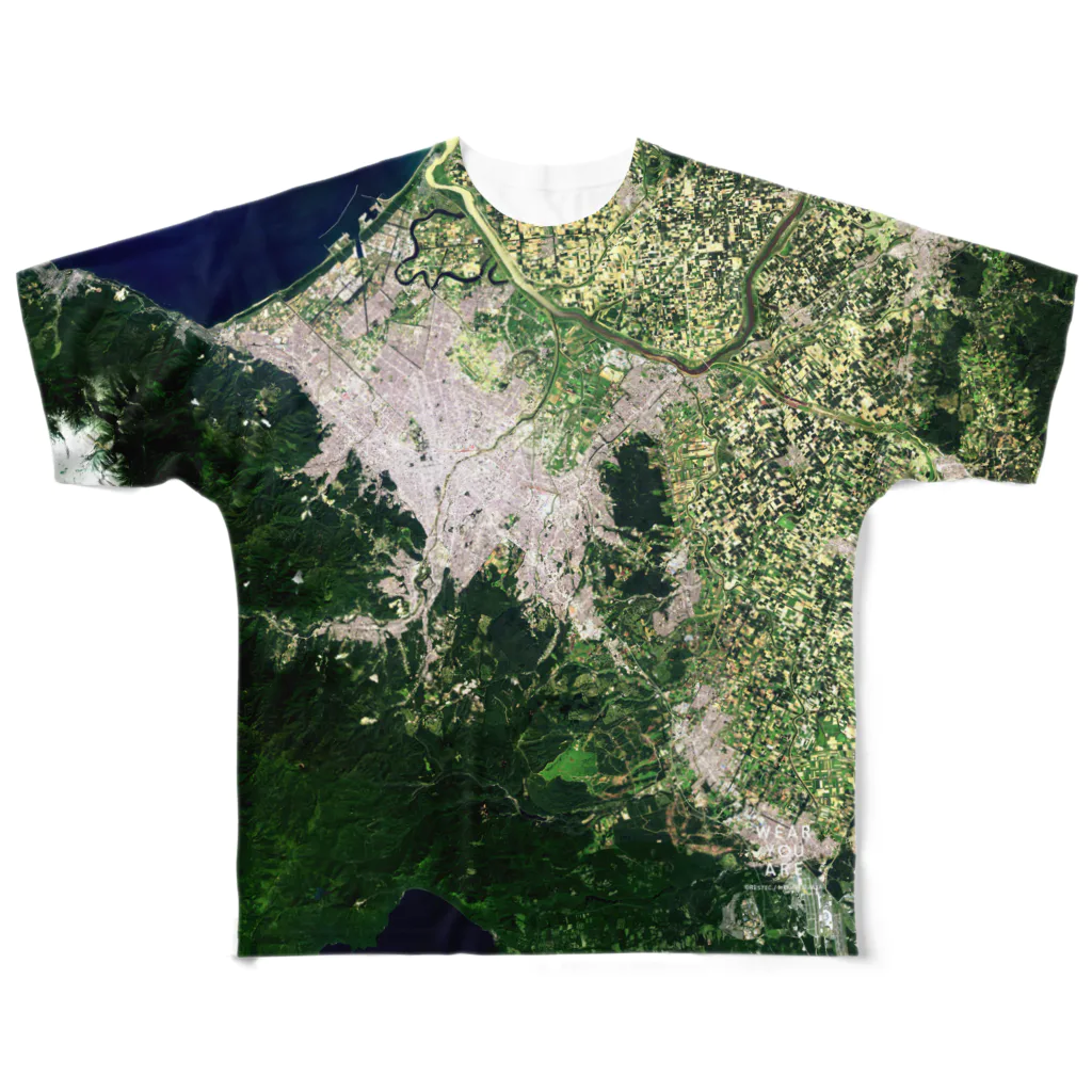 WEAR YOU AREの北海道 札幌市 Tシャツ 両面 All-Over Print T-Shirt