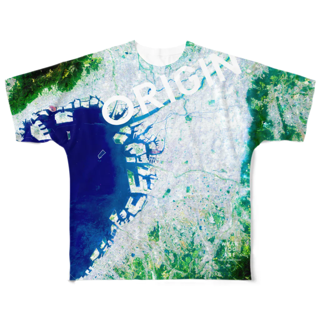 WEAR YOU AREの大阪府 大阪市 Tシャツ 両面 Tシャツ 両面 All-Over Print T-Shirt