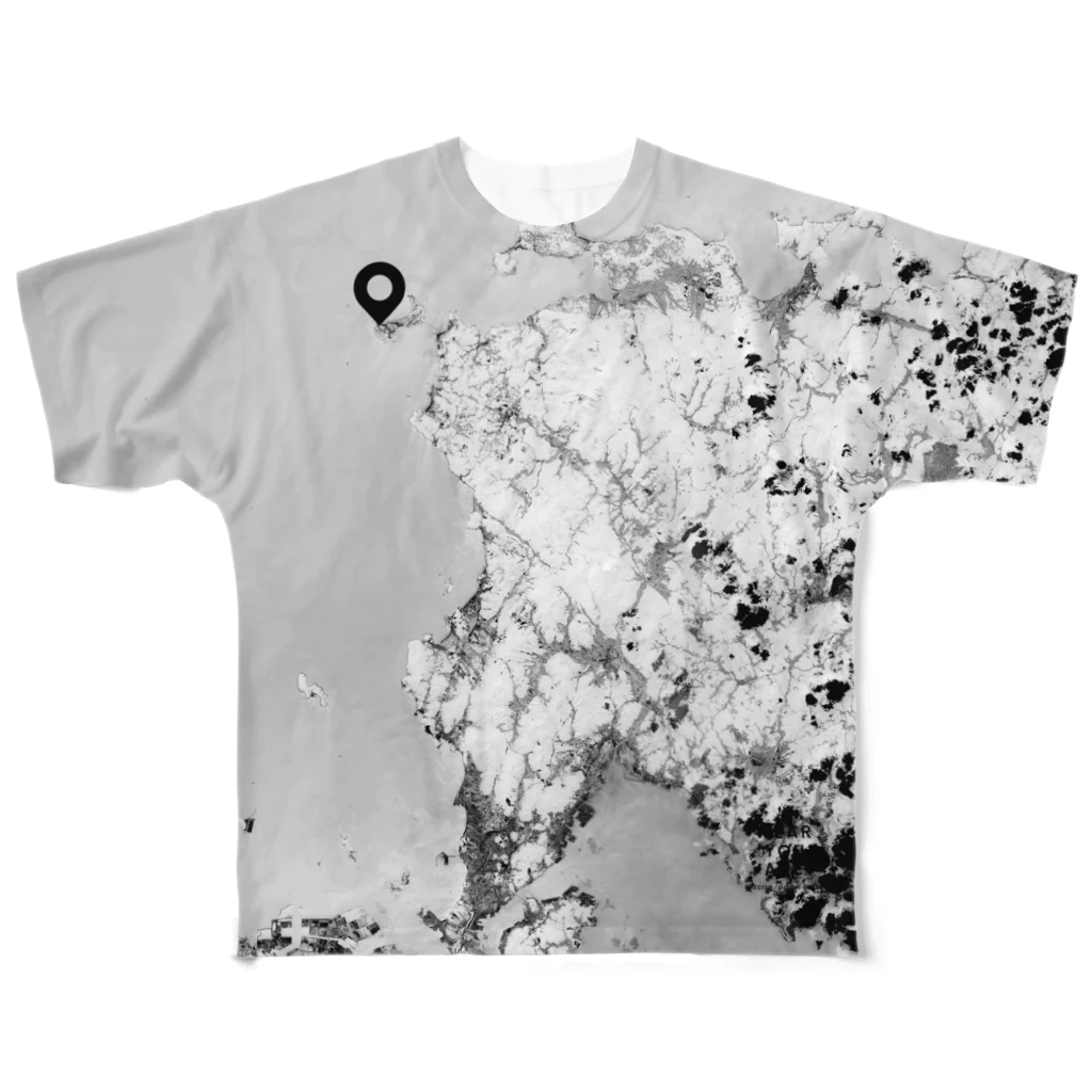 WEAR YOU AREの山口県 下関市 Tシャツ 両面 All-Over Print T-Shirt