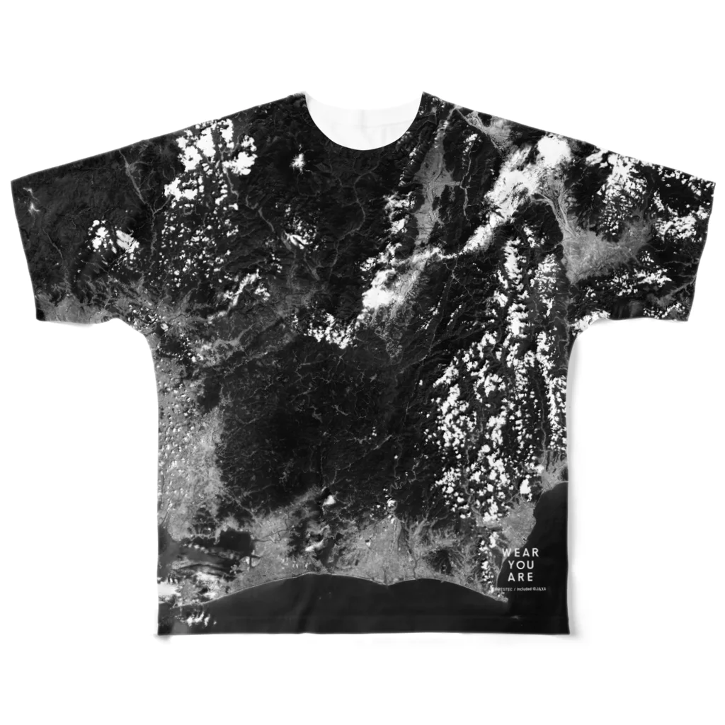 WEAR YOU AREの長野県 下伊那郡 Tシャツ 両面 All-Over Print T-Shirt