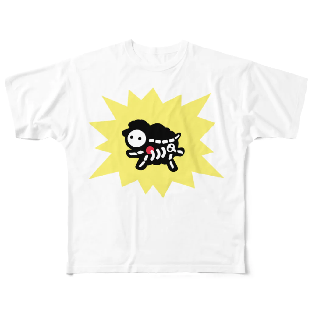 育の感電ちゃん All-Over Print T-Shirt