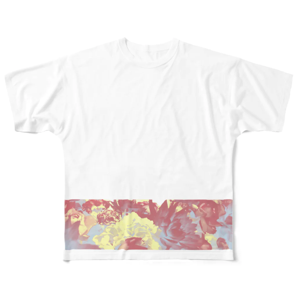 utsutsuのflower 1 フルグラフィックTシャツ