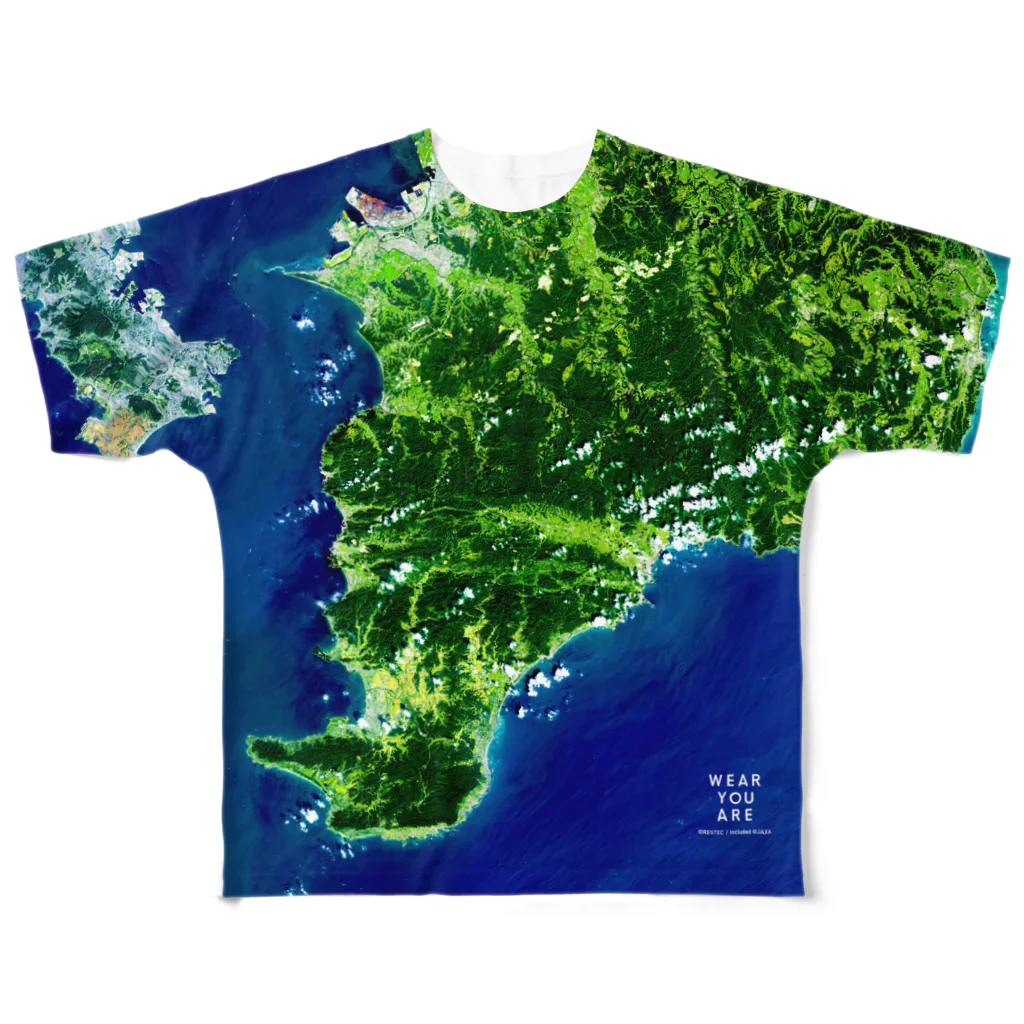 WEAR YOU AREの千葉県 鴨川市 Tシャツ 両面 All-Over Print T-Shirt