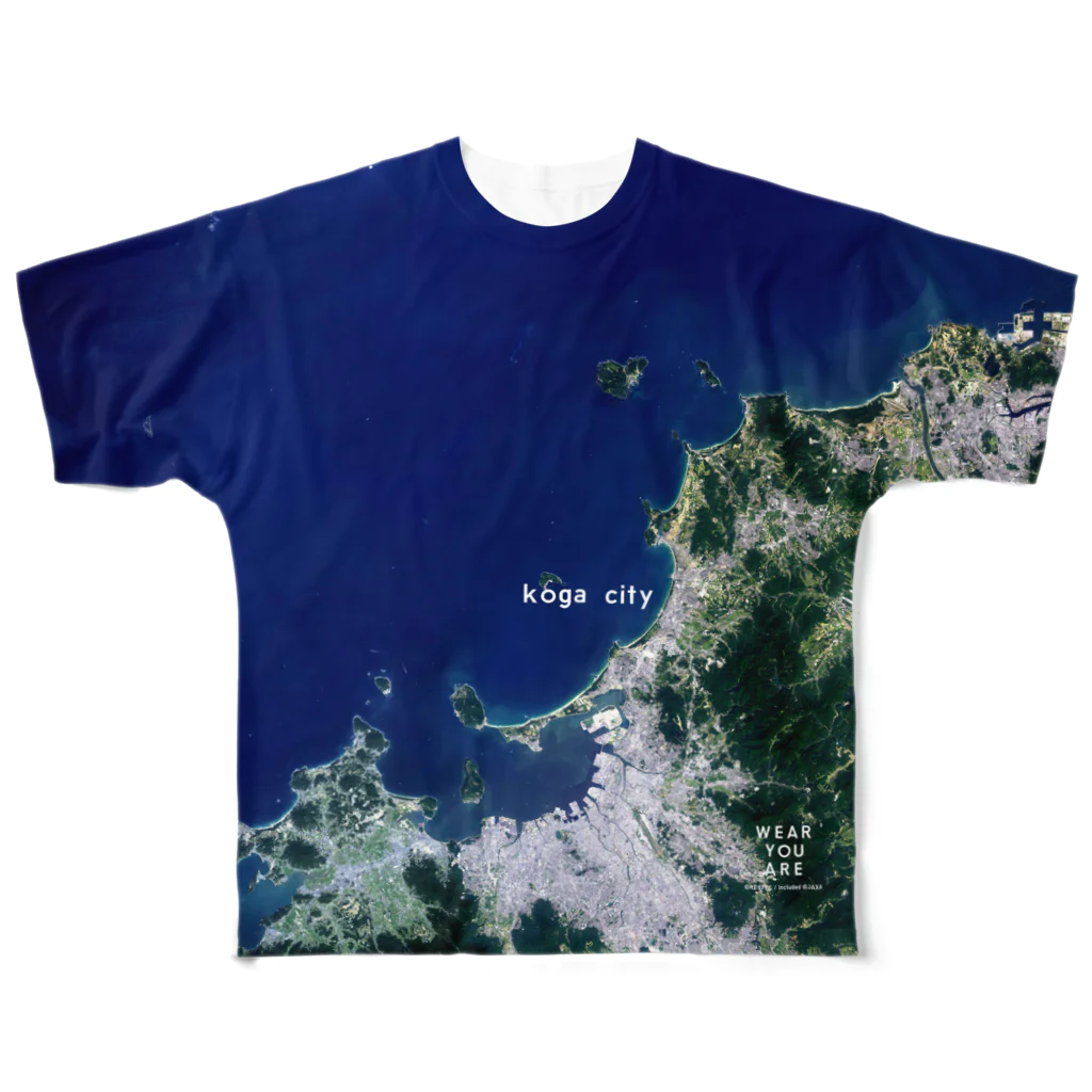 WEAR YOU AREの日本 Tシャツ 両面 フルグラフィックTシャツ