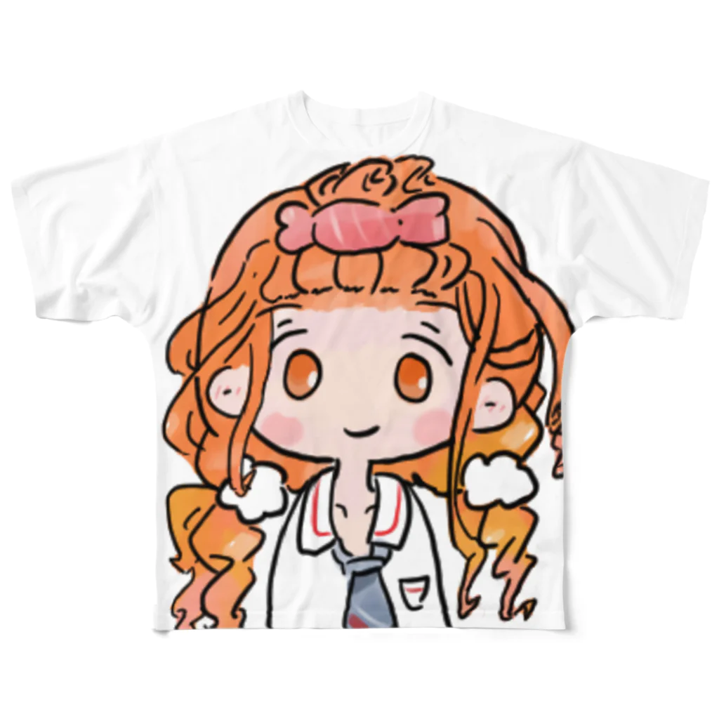 ムッツリおっち ゲーム実況のほのぼのミウミウ All-Over Print T-Shirt