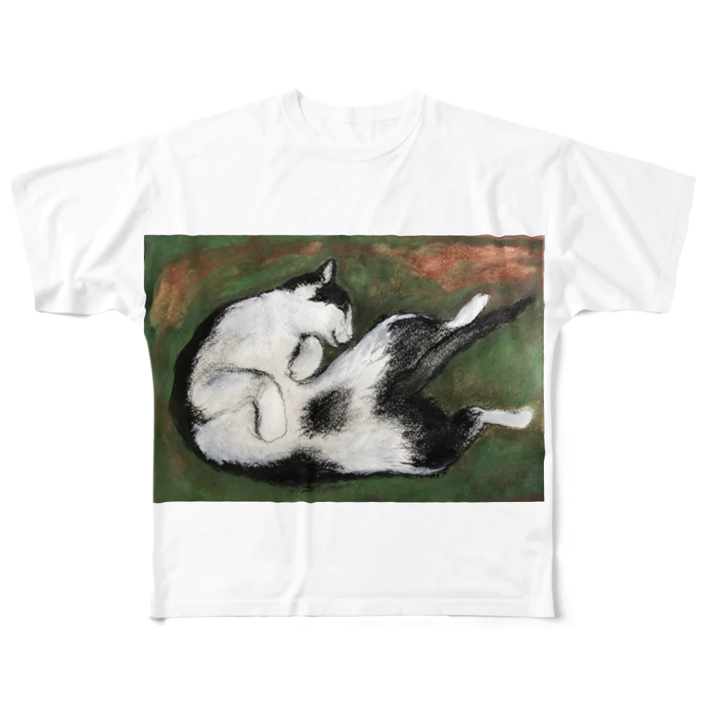 kekozのくの字の猫マラシャ All-Over Print T-Shirt