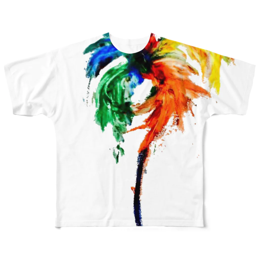 マキタの異国の花 All-Over Print T-Shirt