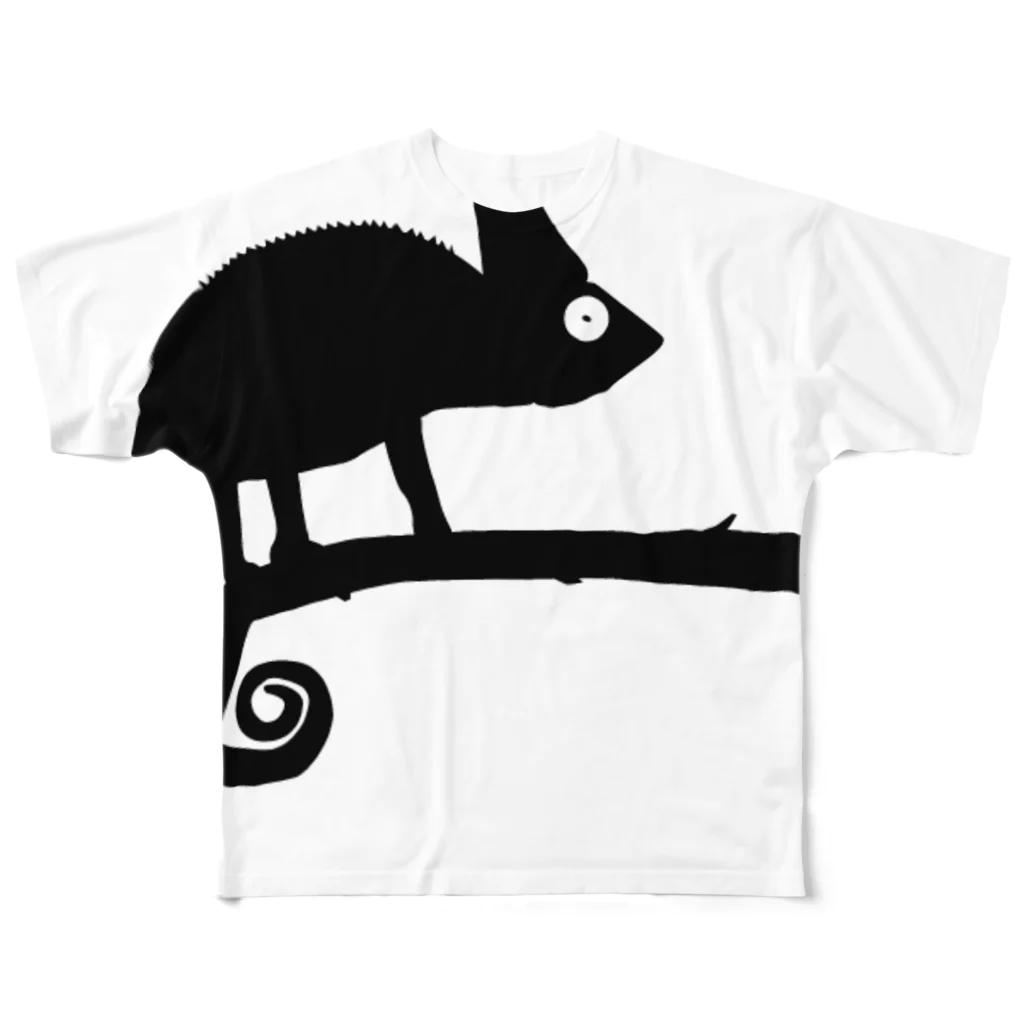 TERU HOUSEのCHAMELEON ペアTシャツ Ｍサイズ All-Over Print T-Shirt