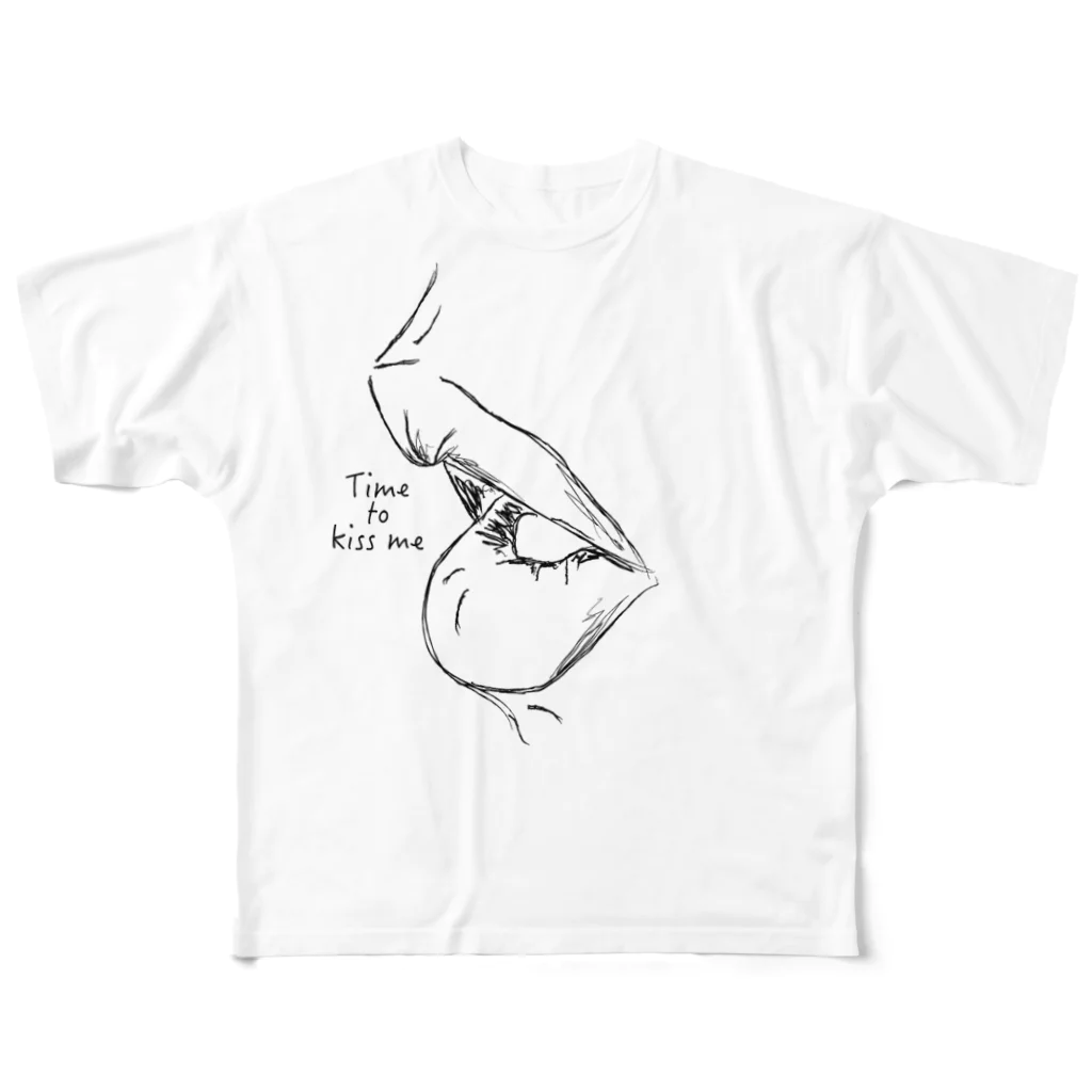 ひめるのtime to kiss me フルグラフィックTシャツ