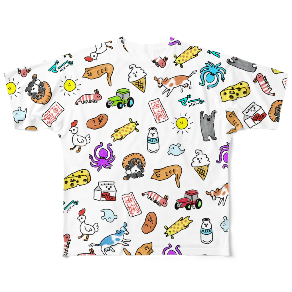 のりこ茶番ショップのいってらっしゃい All-Over Print T-Shirt