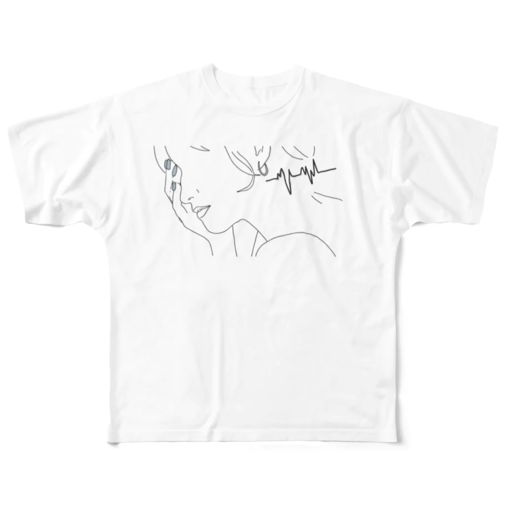 saerinkoのシンプルガール All-Over Print T-Shirt