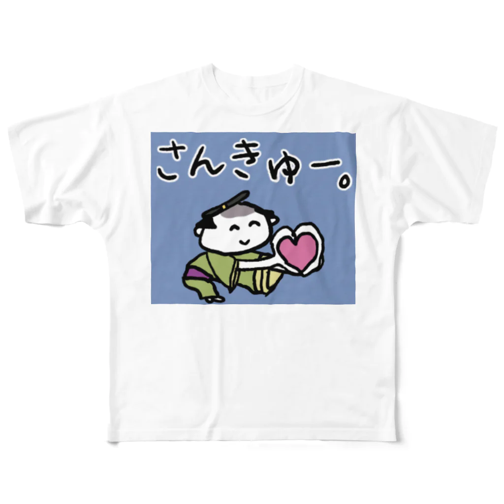 MedicalKUNのOSAMURAI-CHAN フルグラフィックTシャツ