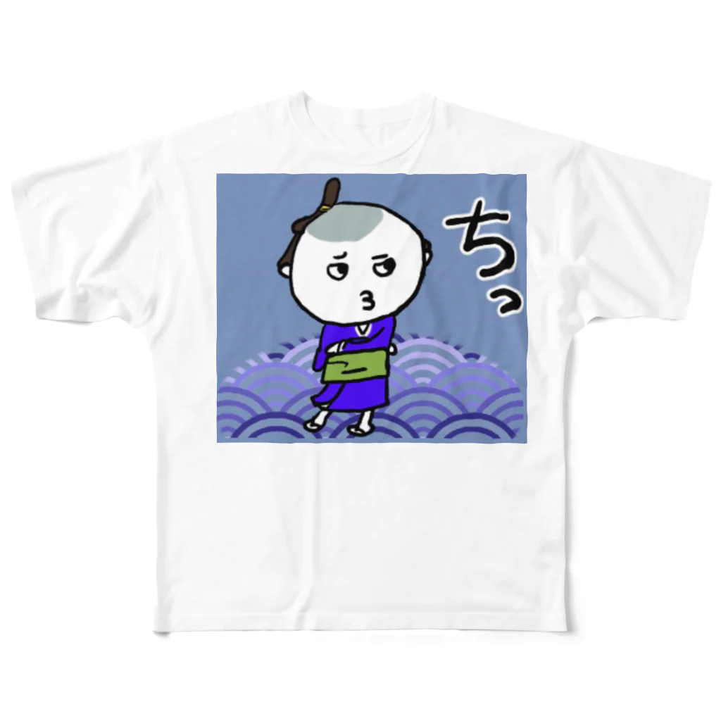 MedicalKUNのお侍ちゃん、舌打ちの巻。 All-Over Print T-Shirt