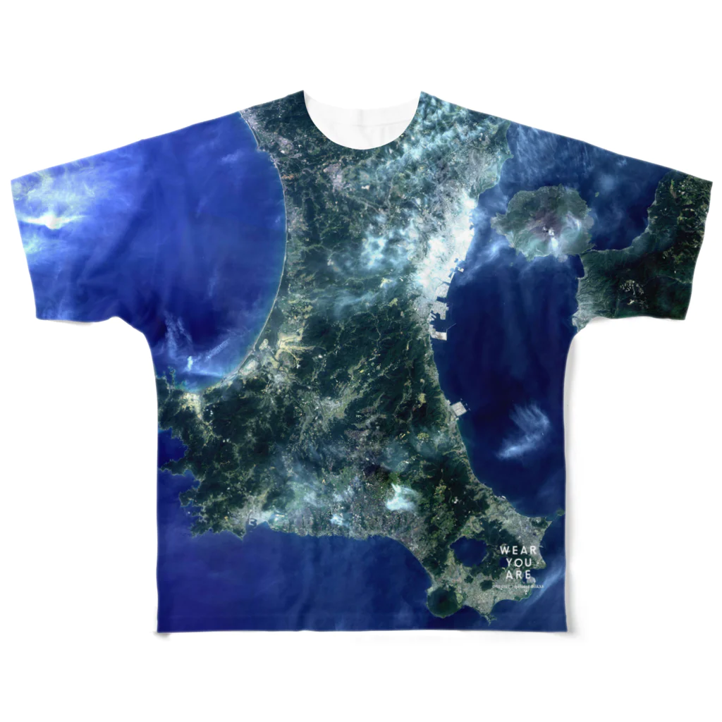 WEAR YOU AREの鹿児島県 南九州市 Tシャツ 両面 All-Over Print T-Shirt